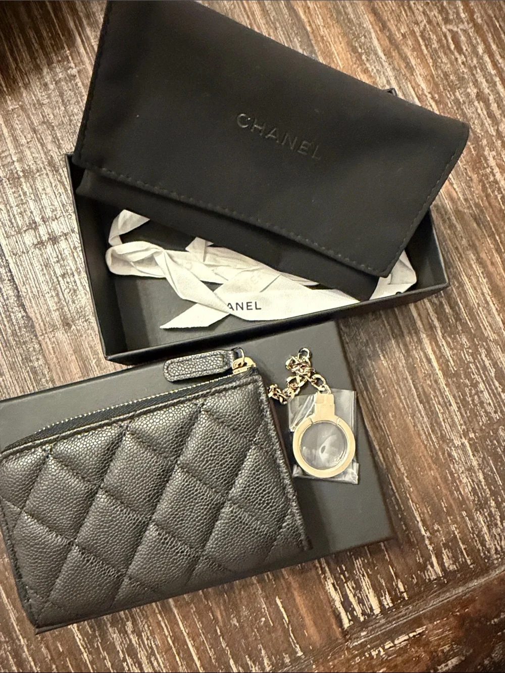 CHANEL card case